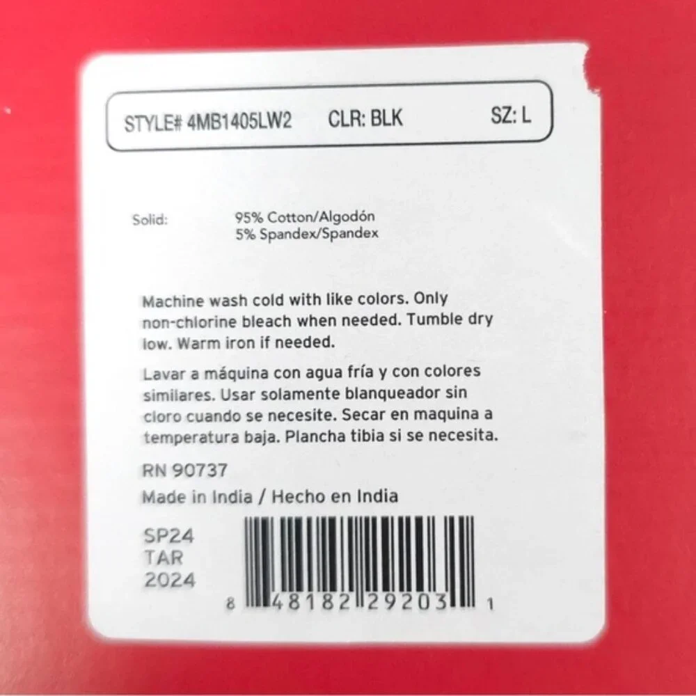 Levi's 4 Pack Boxer Briefs Cotton‎ Stretch Underwear Black Red SMALL LARGE